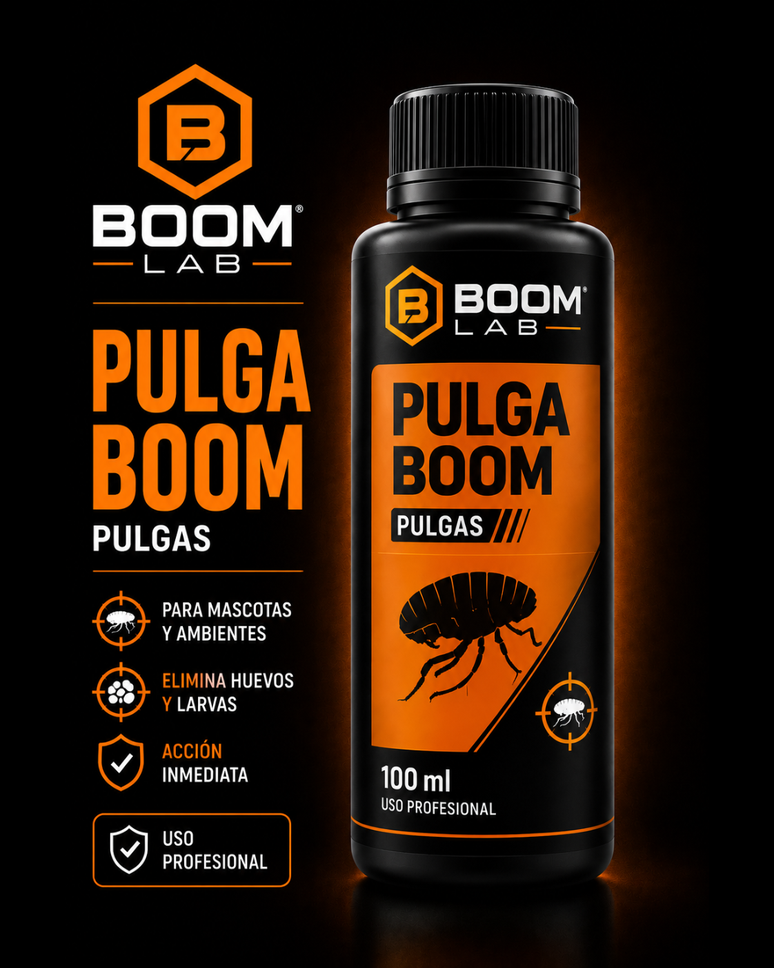 Pulga Boom 100 ml (ultra concentrado)